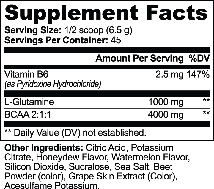 Recover - BCAA Post Workout Powder (Honeydew/Watermelon)