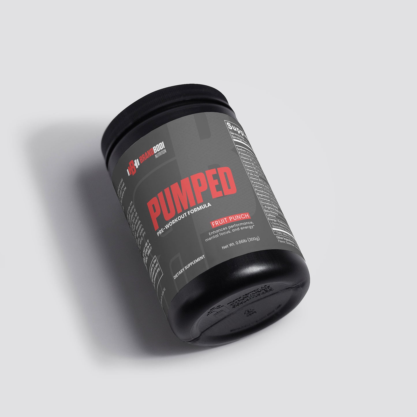 Pumped - Pre Workout Formula (Fruit Punch)