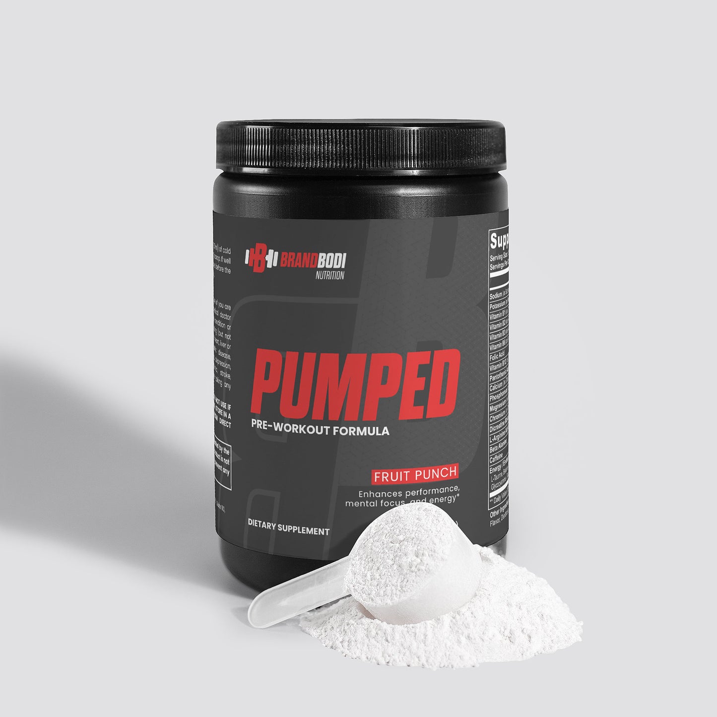Pumped - Pre Workout Formula (Fruit Punch)