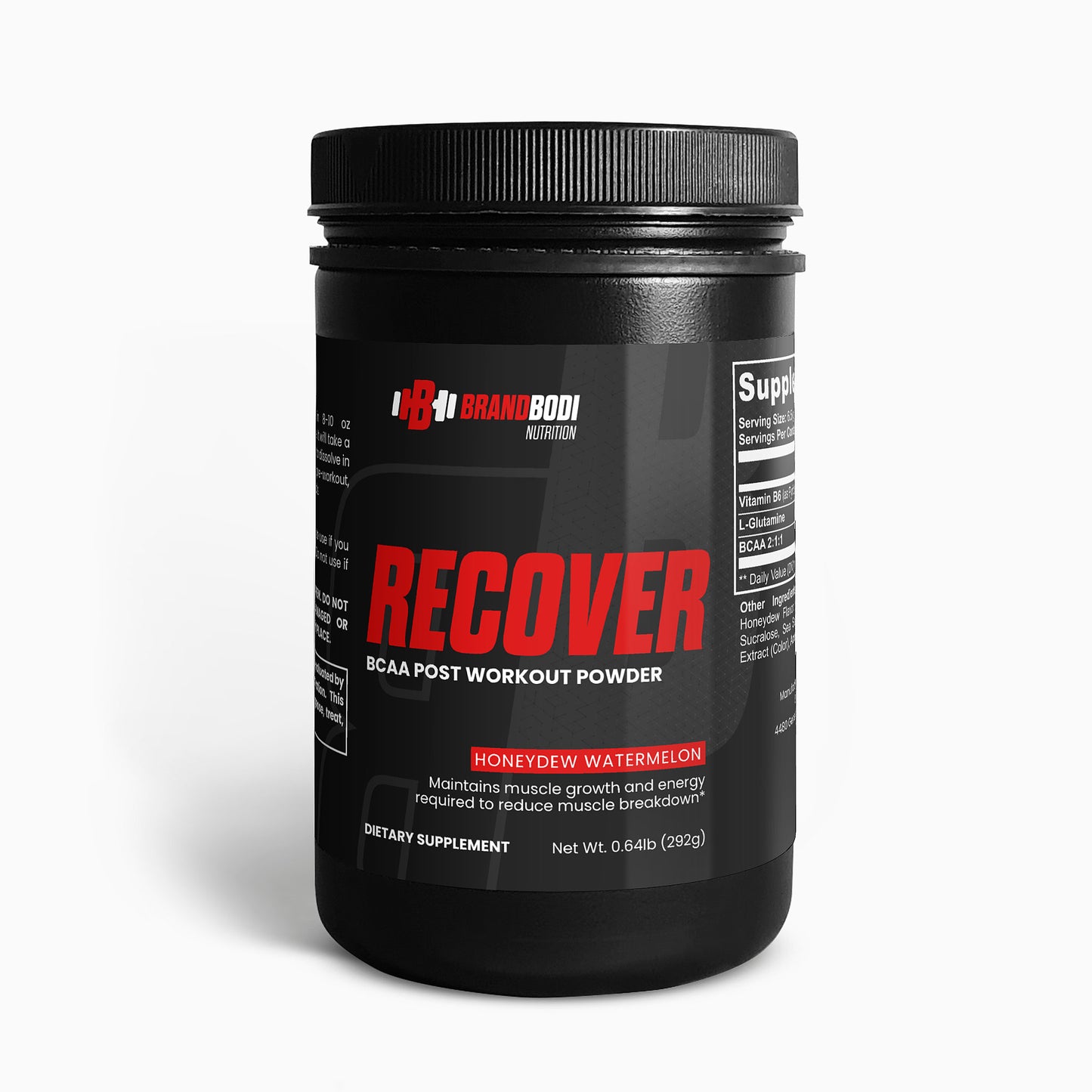 Recover - BCAA Post Workout Powder (Honeydew/Watermelon)