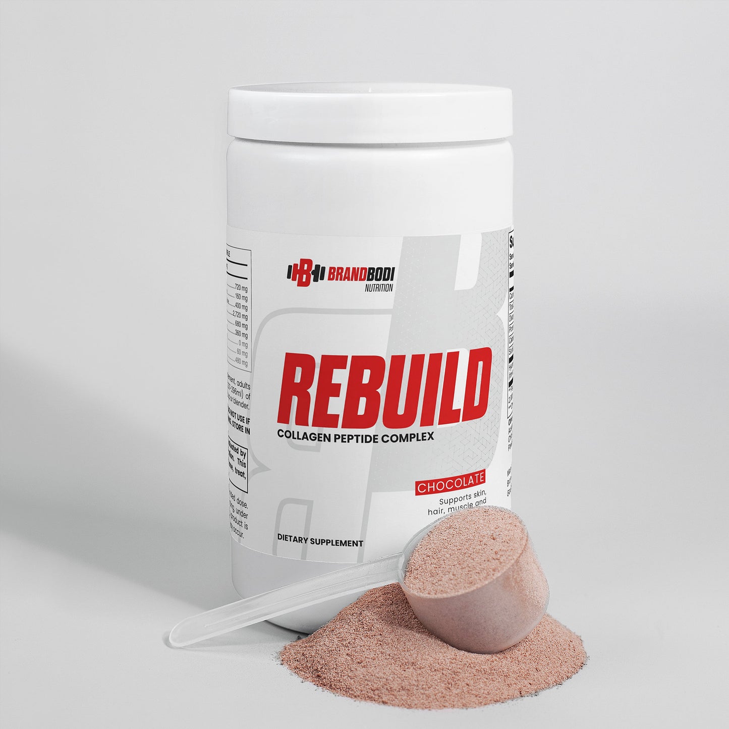 REBUILD - Grass-Fed Collagen Peptides Powder (Chocolate)
