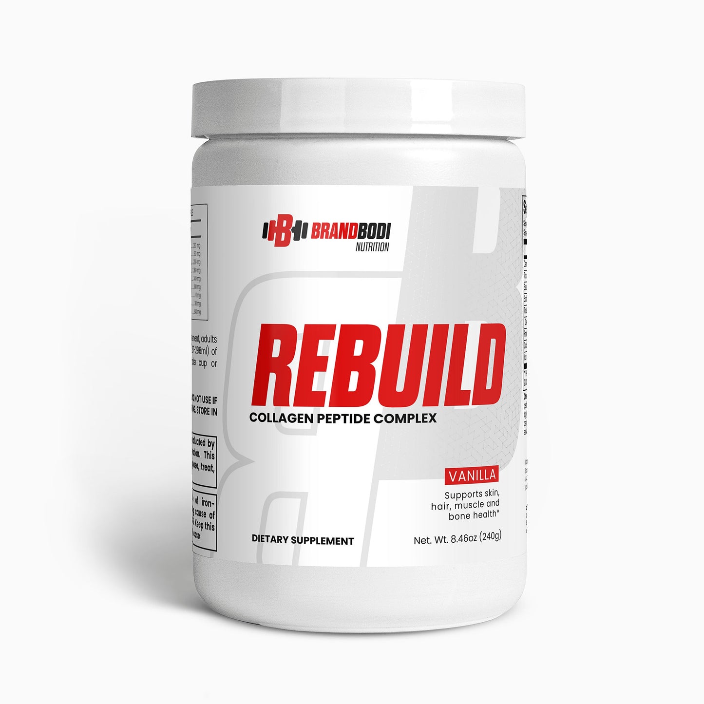 REBUILD - Grass-Fed Collagen Peptides Powder (Vanilla)