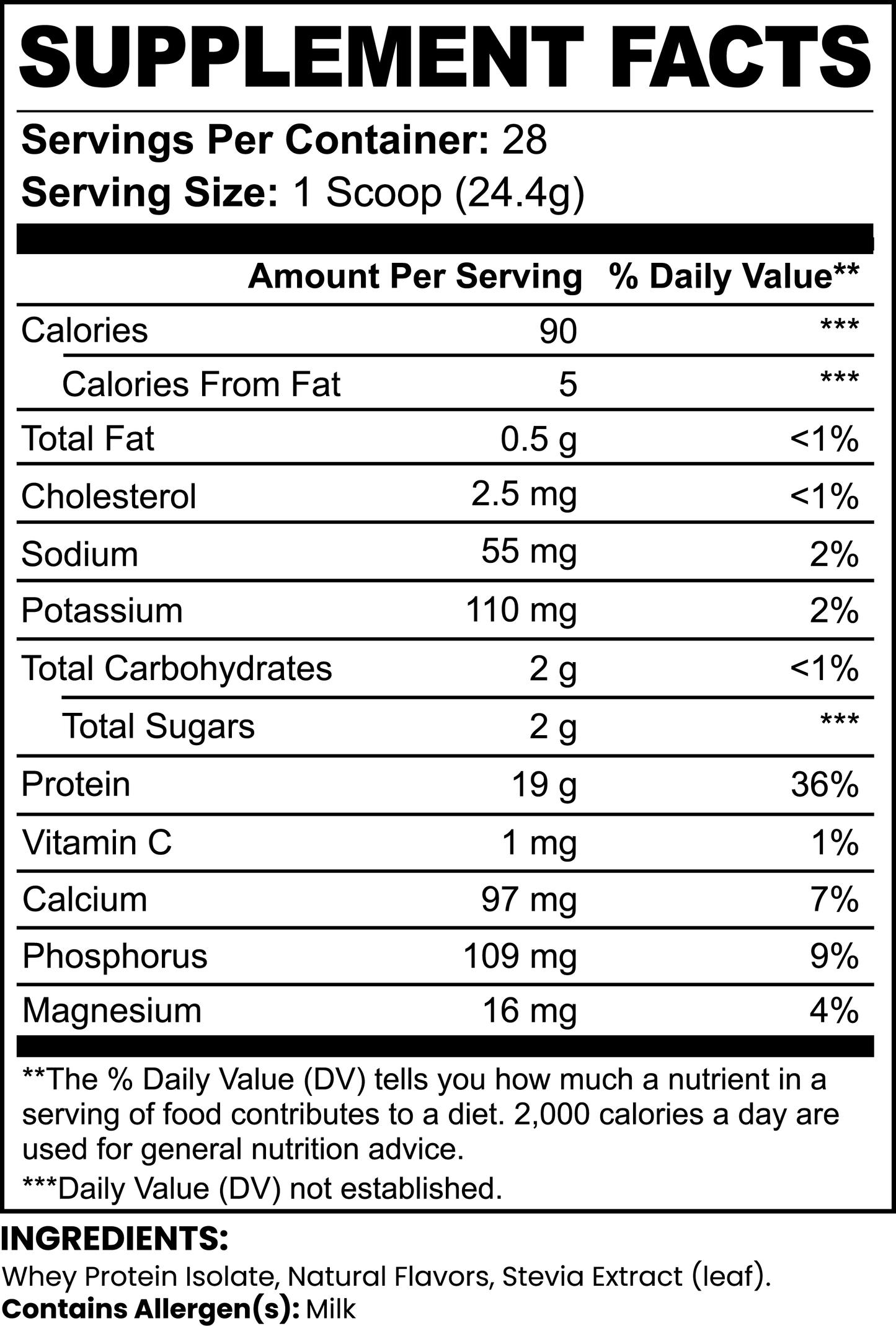 ISO COMPLETE - 100% Whey Protein Isolate (Vanilla)